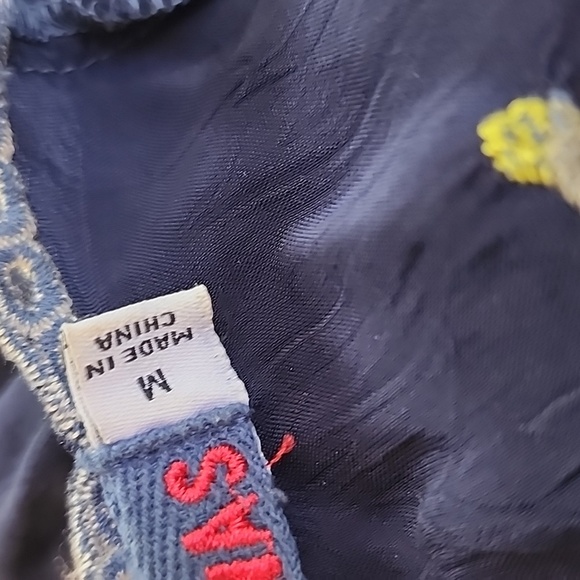 Johnny Was size M blue sky embroidered scalloped top - Picture 12 of 12